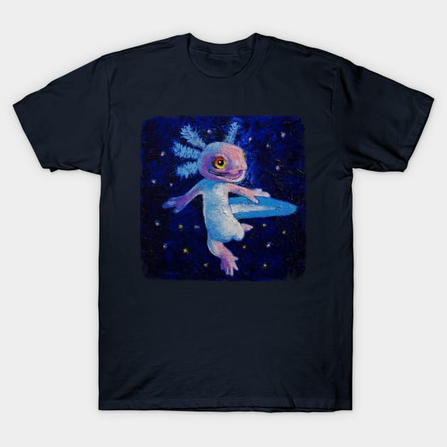 Axolotl T-Shirt by creese